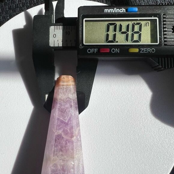 Amethyst Crazy Lace Agate Crystal Wand (#1)‎ - Picture 11 of 13